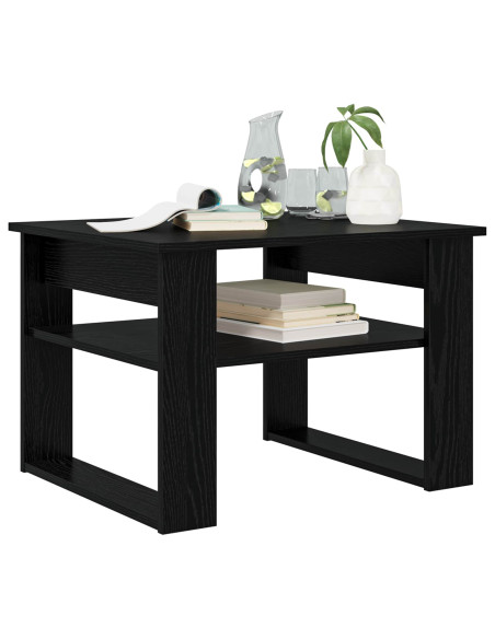 Tavolino da salotto Rovere Nero 64 x 54 x 44 cm