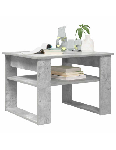 Tavolino da salotto Grigio cemento 64 x 54 x 44 cm