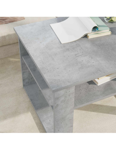 Tavolino da salotto Grigio cemento 64 x 54 x 44 cm