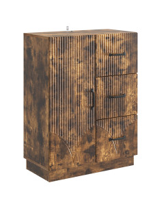 Credenza Rovere Fumo 66 x 34,5 x 87 cm Legno ingegnerizzato