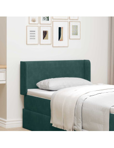 Orecchia della Testata Verde 40,5 x 40,5 x 4 cm Velluto