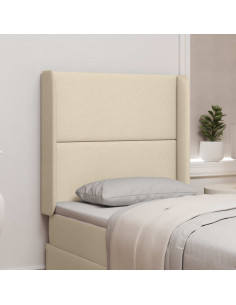 Orecchia della Testata Crema 80 x 16 x 4 cm Tessuto