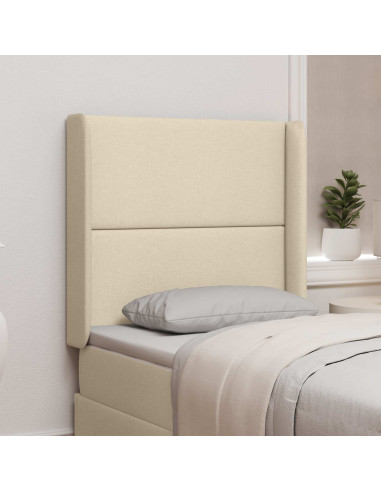 Orecchia della Testata Crema 80 x 16 x 4 cm Tessuto