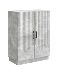 Credenza Grigio Cemento 66 x 34,5 x 87 cm Legno ingegnerizzato