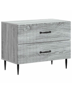 Armadio da Notte con cassetto Grigio Sonoma 62 x 34,5 x 47,5 cm