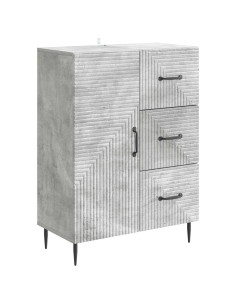 Credenza con cassetto Grigio Cemento 66 x 34,5 x 89,5 cm