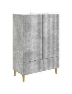 Credenza Grigio Cemento 66 x 34,5 x 95 cm Legno ingegnerizzato