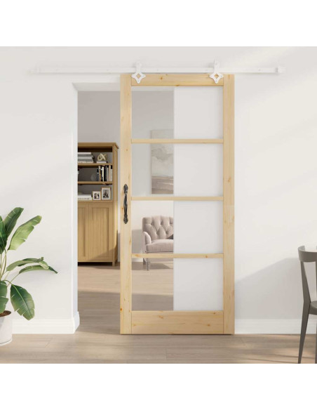 Porta scorrevole Naturale 93 x 211 cm