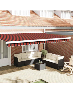 Tenda a Braccio Multicolore 480 x 20 cm Tela