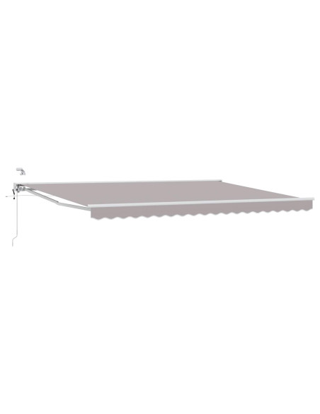 Tettuccio Elettrico Retrattile Grigio chiaro 5 × 3,5 m