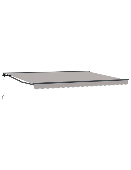 Tettuccio Elettrico Retrattile Grigio Chiaro 5 × 3,5 m