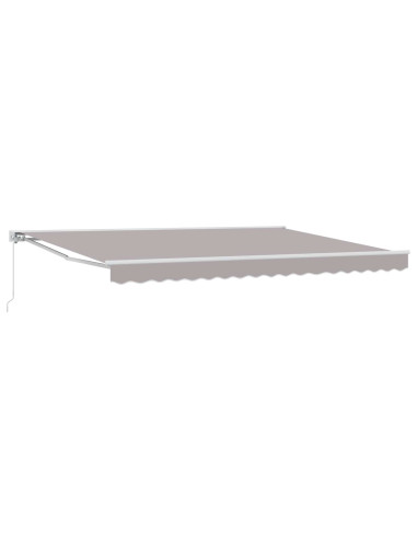 Tenda retrattile manuale Grigio Chiaro 4,5 × 3 m