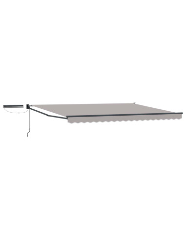 Tettuccio Elettrico Retrattile Grigio chiaro 4,5 × 3 m