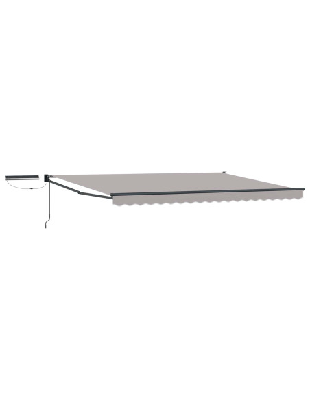 Tettuccio Elettrico Retrattile Grigio chiaro 4,5 × 3 m