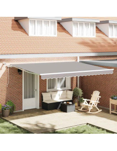 Tenda Retrattile Grigio chiaro 450 × 300 cm