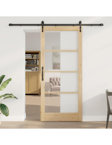 Porta scorrevole ORKDAL Naturale 93 x 211 cm