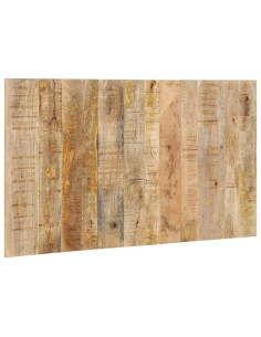 Testiera 140 cm in Legno Massello di Mango Grezzo