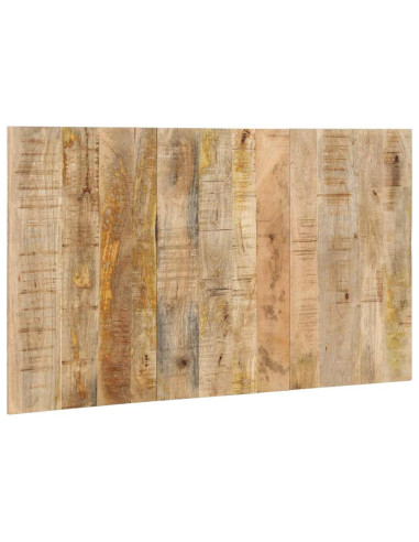 Testiera 140 cm in Legno Massello di Mango Grezzo