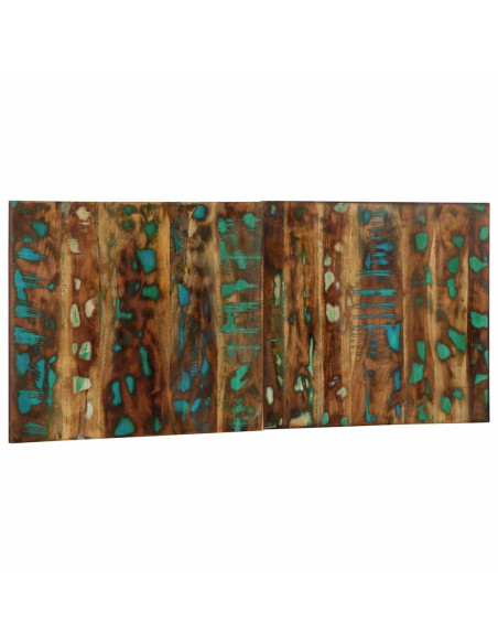 Testiera Multicolore 120 cm in Legno Massello Recupero