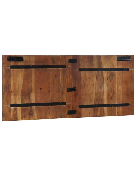 Testiera Multicolore 120 cm in Legno Massello Recupero