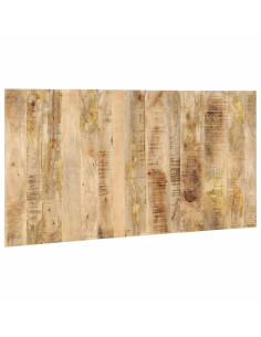 Testiera 160 cm in Legno Massello di Mango Grezzo