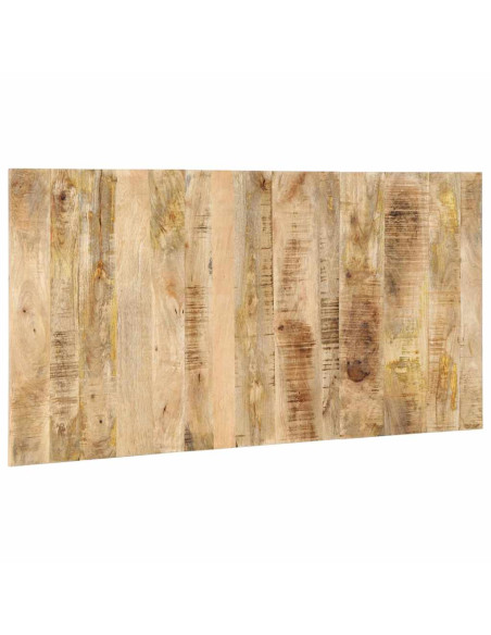 Testiera 160 cm in Legno Massello di Mango Grezzo