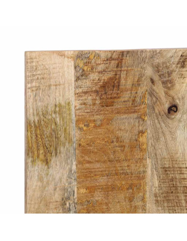 Testiera 180 cm in Legno Massello di Mango Grezzo
