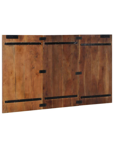 Testiera Multicolore 140 cm in Legno Massello Recupero