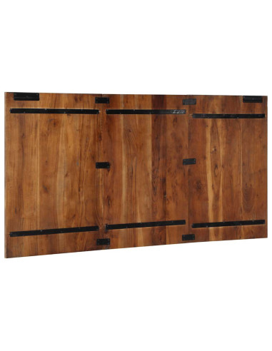 Testiera Multicolore 160 cm in Legno Massello Recupero