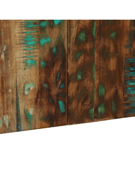 Testiera Multicolore 160 cm in Legno Massello Recupero