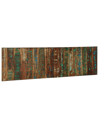 Testiera Multicolore 180 cm in Legno Massello Recupero