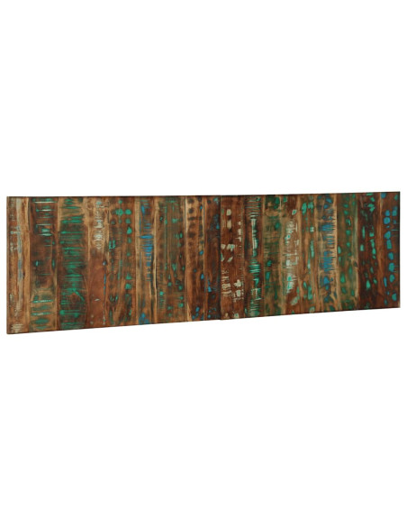 Testiera Multicolore 180 cm in Legno Massello Recupero