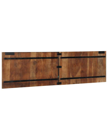 Testiera Multicolore 180 cm in Legno Massello Recupero