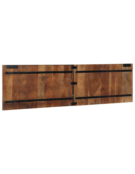 Testiera Multicolore 180 cm in Legno Massello Recupero