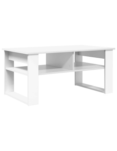 Tavolino da salotto Bianco 96 x 54 x 44 cm Legno multistrato