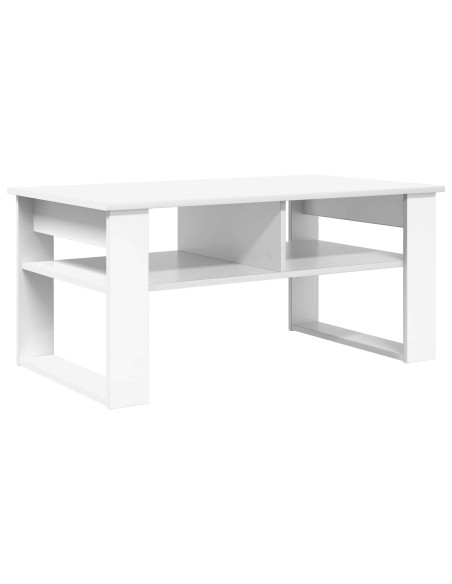 Tavolino da salotto Bianco 96 x 54 x 44 cm Legno multistrato