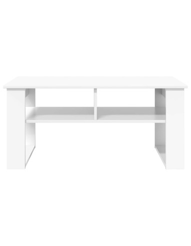 Tavolino da salotto Bianco 96 x 54 x 44 cm Legno multistrato