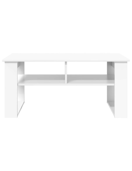 Tavolino da salotto Bianco 96 x 54 x 44 cm Legno multistrato