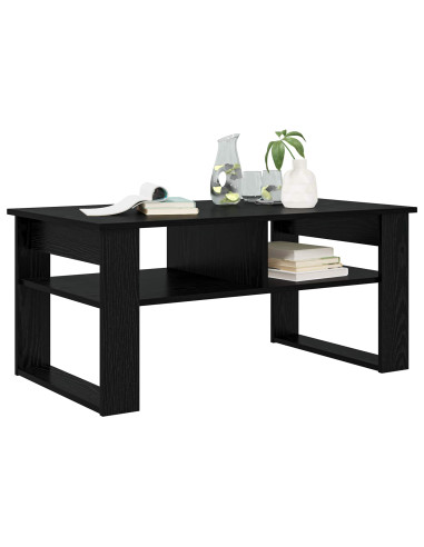 Tavolino da salotto Rovere Nero 96 x 54 x 44 cm