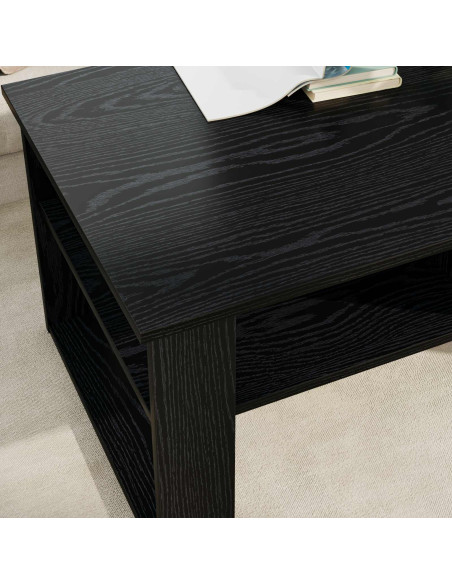 Tavolino da salotto Rovere Nero 96 x 54 x 44 cm