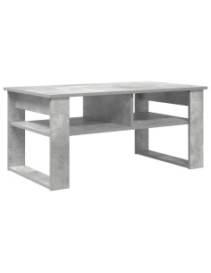 Tavolino da salotto Grigio cemento 96 x 54 x 44 cm 2