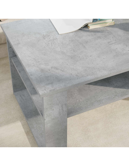 Tavolino da salotto Grigio cemento 96 x 54 x 44 cm