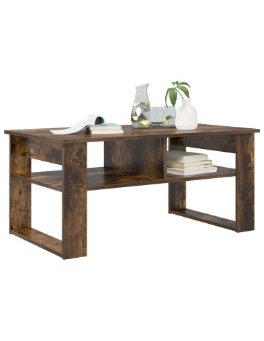 Tavolino da salotto Rovere fumé 96 x 54 x 44 cm