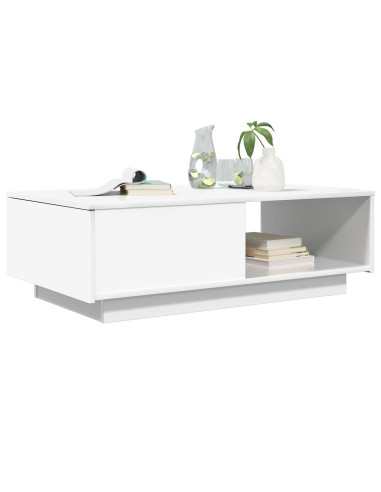 Tavolino da salotto Bianco 95 x 55 x 31 cm Legno multistrato
