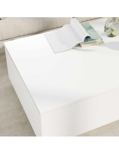 Tavolino da salotto Bianco 95 x 55 x 31 cm Legno multistrato