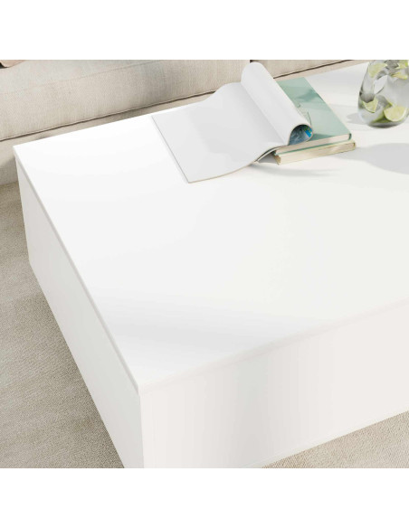 Tavolino da salotto Bianco 95 x 55 x 31 cm Legno multistrato