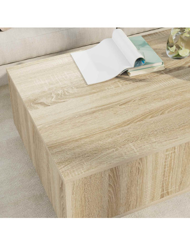 Tavolino da salotto con cassetto Rovere Sonoma 95 x 55 x 31 cm