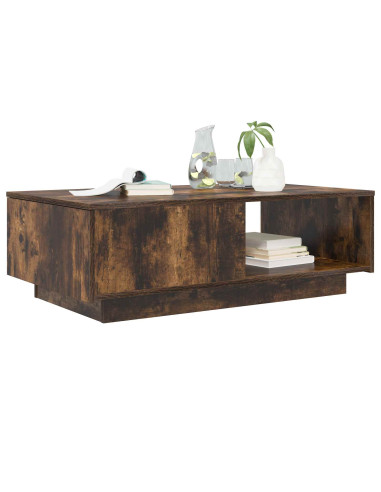 Tavolino da salotto con cassetto Rovere fumé 95 x 55 x 31 cm