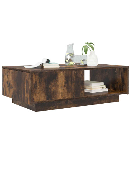 Tavolino da salotto con cassetto Rovere fumé 95 x 55 x 31 cm