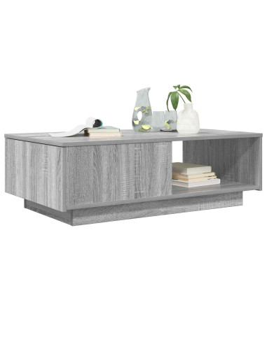 Tavolino da salotto con cassetto Grigio Sonoma 95 x 55 x 31 cm